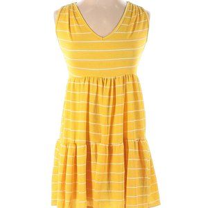 See You Monday Women Yellow Casual Dress S
